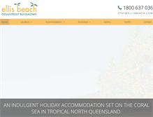 Tablet Screenshot of ellisbeach.com